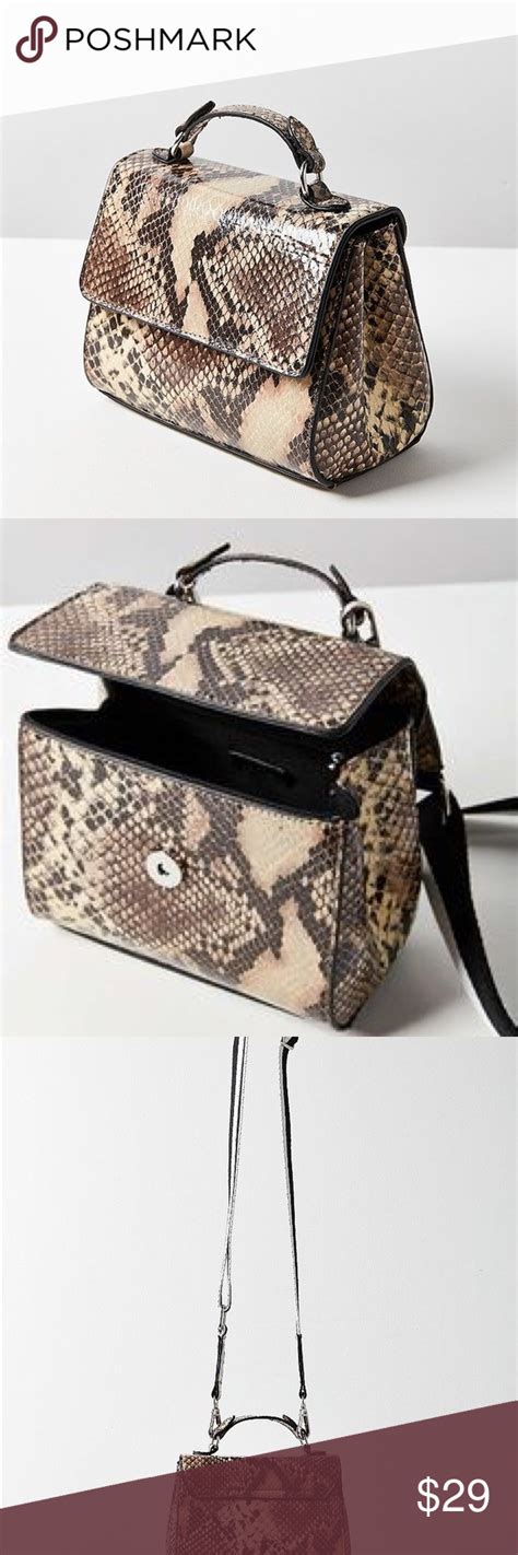 snakeskin crossbody handbags